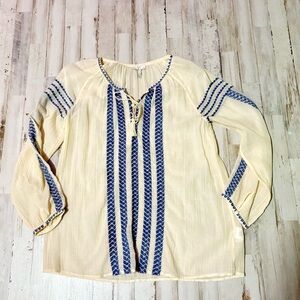 Joie Embroidered Top Small